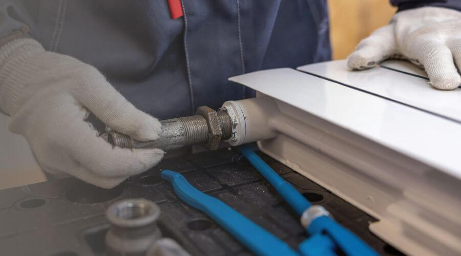 Professional water heater repair services in Baldwin, ND